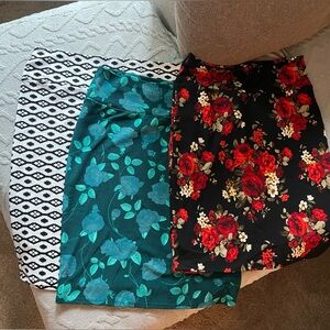 Lot of 3 LLR Cassie Pencil Skirts - size L and XL